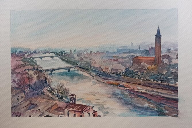 3 Hour Watercolor Private Experience in Verona - Price and value: $78.27 for private, guided painting