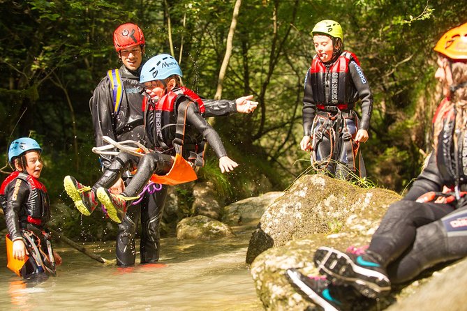 Family Canyoning - Inside the Canyon: Jumps, Slides, Pools, and Abseils