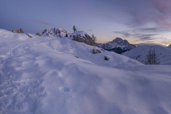 Guided Snowshoeing Day to Discover the Dolomites - The mid-day lunch break: enjoy the view, but plan the meal