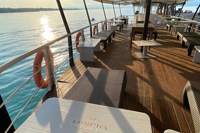 Lake Garda Cruise from Peschiera - The swim break: fun, but follow the life jacket rule