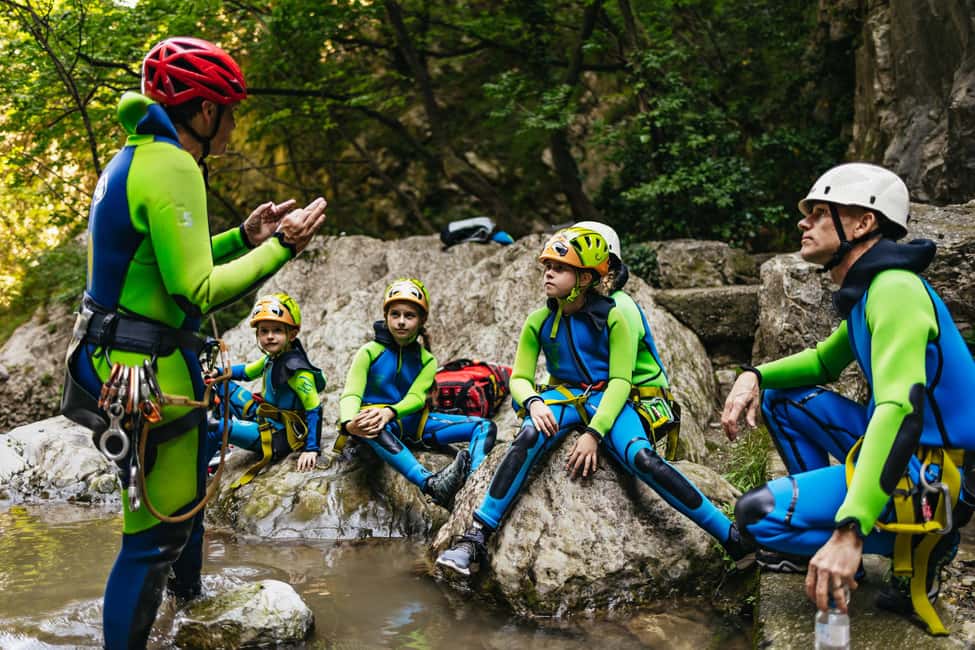 Lake Garda: Family Friendly Canyoning Tour - The short walks that help the whole group settle in