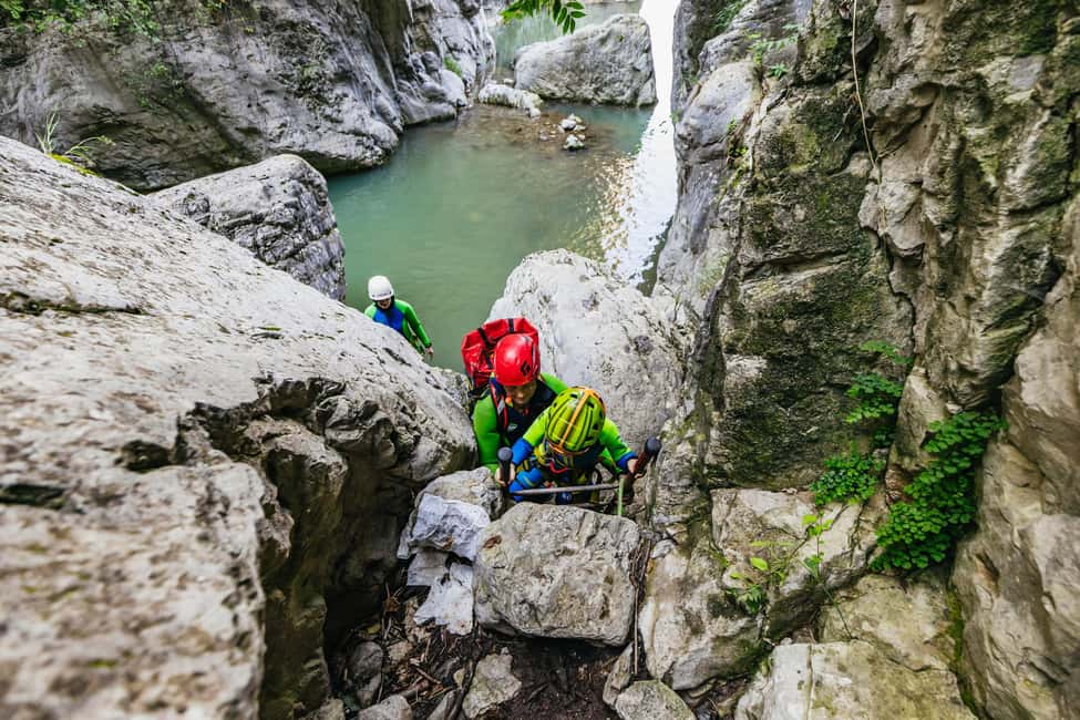 Lake Garda: Family Friendly Canyoning Tour - What to pack for a wet 2.5-hour adventure on Lake Garda