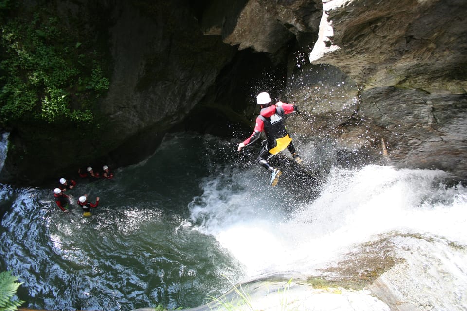 Ötztal: Advanced Canyoning at Auerklamm - Entering Auerklamm: the moment the canyon starts to talk