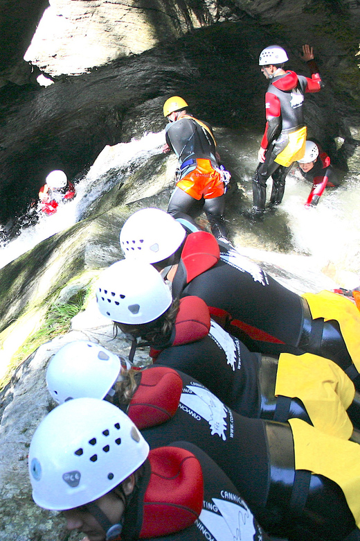 Ötztal: Advanced Canyoning at Auerklamm - The 4-hour flow: what your morning or afternoon is really like