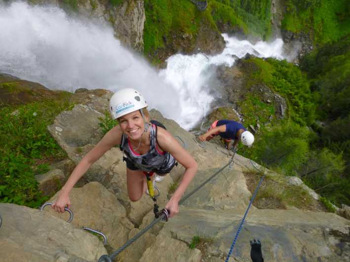 Ötztal: Via Ferrata Climbing at Stuibenfall - The climb itself: steel rope bridges, waterfall crossing, and 220 meters of real exposure