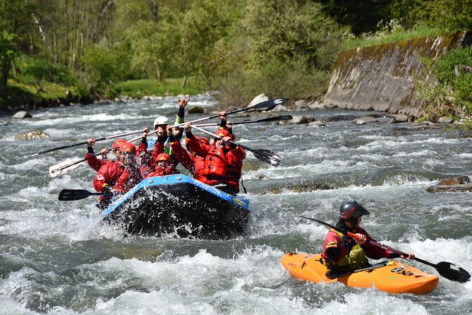 Rafting Family - Building Intensity Toward Mezzana Rapids