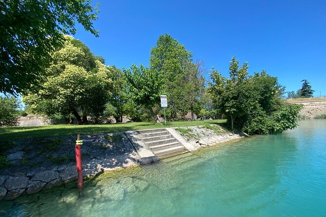 Sup experience with a ride to Peschiera del Garda Lake Garda - Aperitif Time Along the Main Canal If You’re Not in a Rush