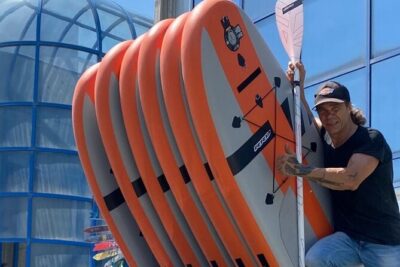 Sup experience with a ride to Peschiera del Garda Lake Garda - Island Terrai Stop: Photos, a Swim Break, and a Change of Pace
