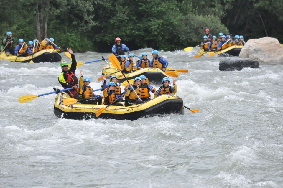 Val di Sole: Rafting for families on First River in Europe - The rapids ladder: starting easy, then getting playful