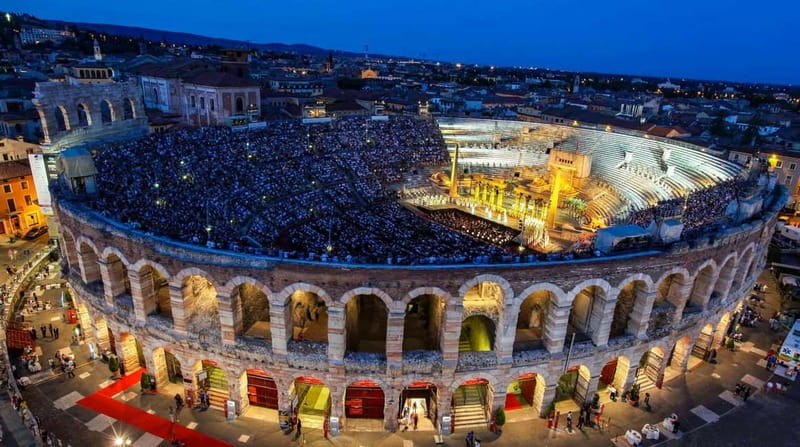 Verona: Arena di Verona Opera Ticket - Voucher pickup at Arena di Verona Gate 7 (Montebaldo desk)