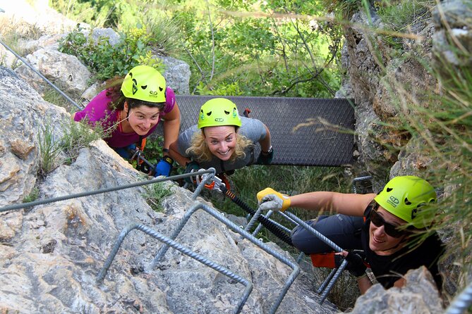 Via Albano via ferrata - Guide quality and calm coaching (especially if you fear heights)