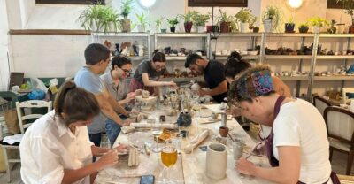 Wine and Pottery Workshop at Smart Lab Verona - What you’ll make in 2 hours: carving, shaping, and a real take-home piece